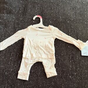 Carter's Cream and Pink Kids Matching Set